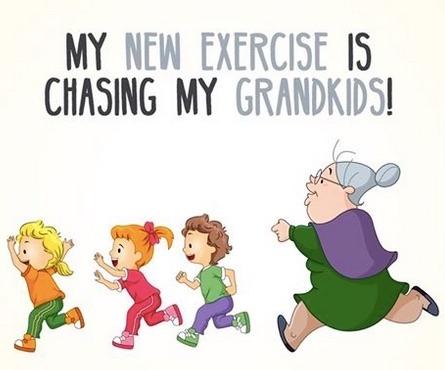 Ex with grandkids